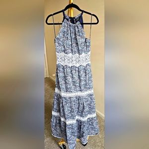 Adelyn Rae Multi Blue Floral Dress